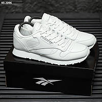 Мужские кроссовки Reebok Classic (білі)|Кроссовки повседневные мужские весна осень