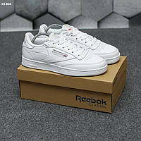 Мужские кроссовки Reebok Club C (білі)|Кроссовки повседневные мужские весна осень