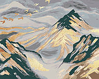 Набір для розпису, картина за номерами, "Сяючі гори", 40х50см, ТМ "RIVIERA BLANCA"