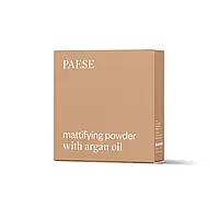 Компактная пудра Матовая с аргановым маслом Pressed Powder Argan Oil Paese 8g (1) porcelain