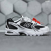 Мужские кроссовки New Balance 530 abzorb (чорно/білі)|Кроссовки повседневные мужские весна осень