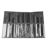 Набір професійних гребінців у чохлі Toni & Guy Hair Combs, 9 шт (YB-9Combs)