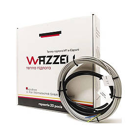 Тонкий нагрівальний кабель під плитку Wazzell Eashyheat 100 м / 2000 Вт / 10 - 15 м² WZE5094