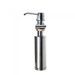 Дозатор для мила Frap F405, що вбудовується в мийку, хром, 150 мл