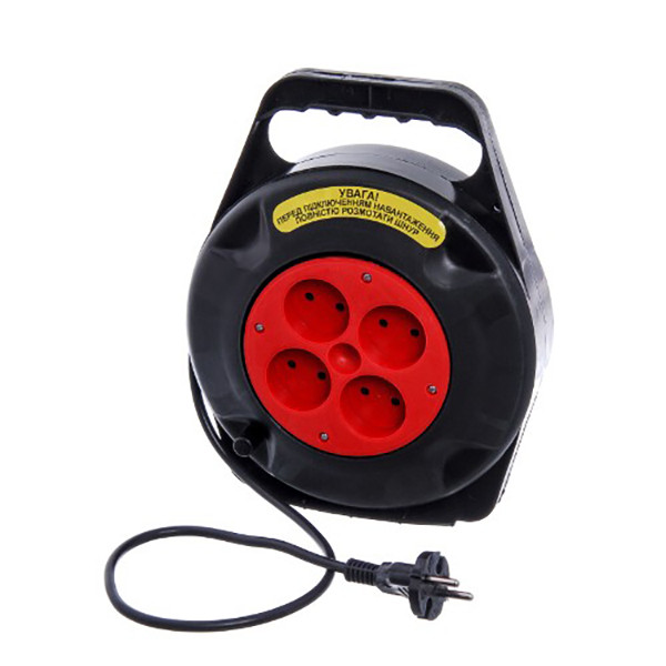 Подовжувач у футлярі (переноска) 15м У16-02 ПВС 2x0.75 Україна УДФT15, фото 1