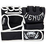 Рукавиці для змішаних єдиноборств ММА VNM BO-8354-BK (розміри L-XL), фото 4