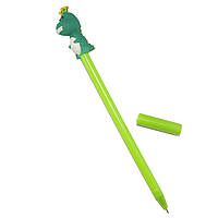 Ручка шариковая Динозаврик зеленый сувенир