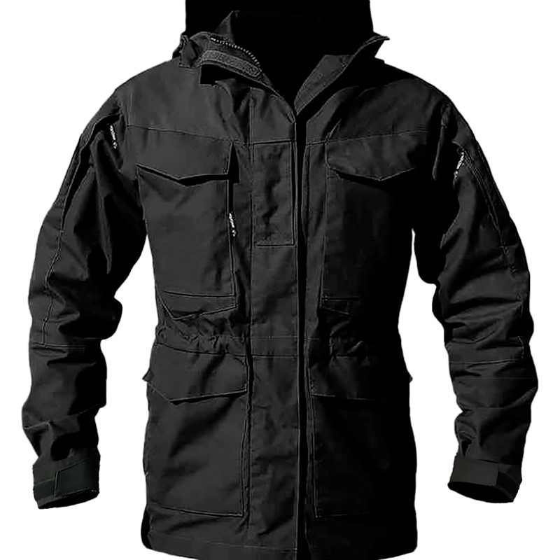 Тактическая куртка S.archon M65 Black парка мужская M