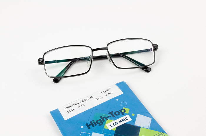 Очки для зрения на широкое лицо (оправа 145 мм) с утонченной линзой 1.6 ...