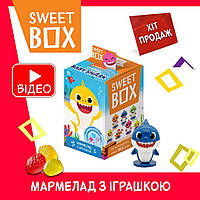 Бейби Шарк Свитбокс Baby Shark Sweetbox игрушка с мармеладом в коробочке, 1 шт