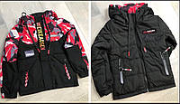 Куртка двухсторонняя для мальчиков, Артикуд: KZ6938-чёрнный, 98-122 рр. [есть:104,110]