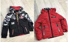 Куртка двостороння для хлопчиків, Артікуд: KZ6938-червоний, 98-122 рр. [є:98,110]