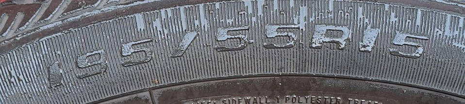 Шини легкові б/у 195/55R15 Fulda Kristall Control HP (зимові), фото 4