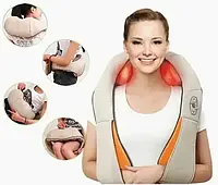 Масажер роликовий електричний для шиї, плечей і спини Massager of Neck 12V 24W.