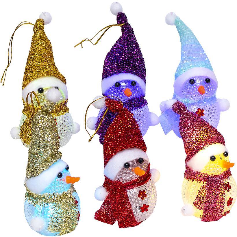 Снеговик LED 15см, фото 1