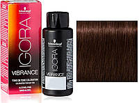 Тонирующая краска для волос 4-68 Средне-коричневый шоколадно-красный Igora Vibrance Schwarzkopf, 60 мл