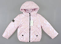 Куртка утеплена для дівчаток, Артикул: MC193-рожевий [є:116]