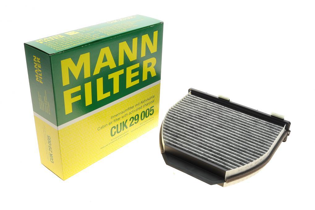 Фільтр салону MB E-class (W212/S212) (вугільний) MANN-FILTER CUK 29 005 UA62, фото 1