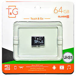 Карта пам`яті microSDXC T&G 64Gb (UHS-1)(Class 10)