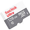 Карта пам`яті SanDisk Ultra microSDXC 128Gb (100Mb/s) (Class 10) (UHS-1), фото 2