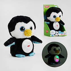 1918-1 Нічник дитячий Пінгвін, підсвітка, колискові, очі з глітерним напиленням, у коробці