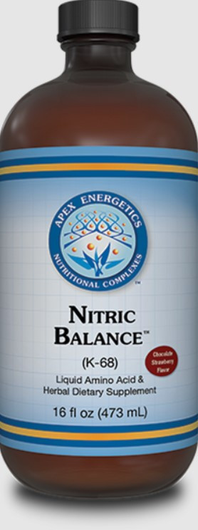 Apex Energetics Nitric Balance (К-68) / Підтримка вироблення клітинної енергії (шоколад-полуниця) 473 мл, фото 1