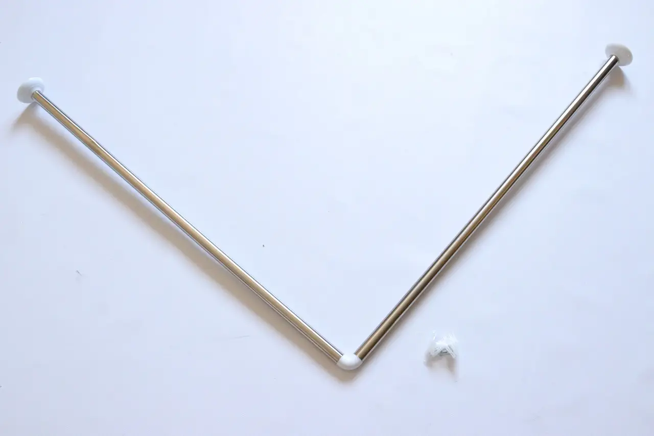 Карниз для душу кутовий 80x80 см Сorner, фото 1