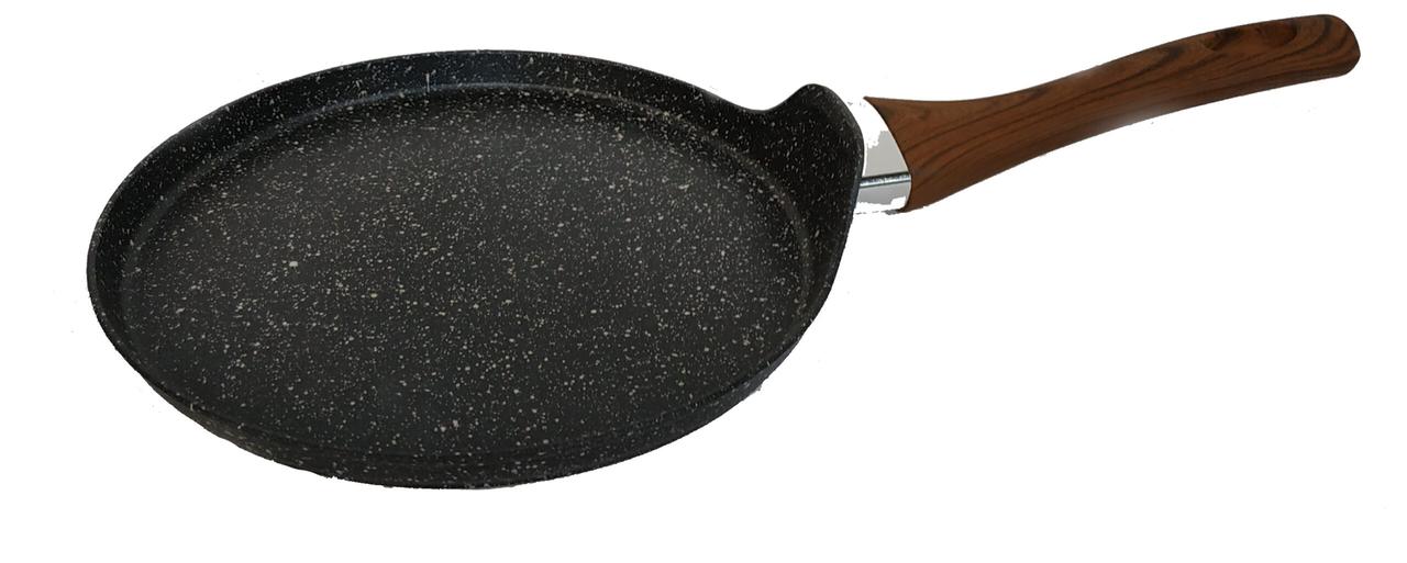 Сковорода для млинців з антипригарним мармуровим покриттям BN-527 22cm
