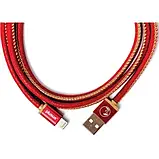 Дата-кабель PlusUs LifeStar 1m USB(тато) - Lightning(тато) Red, фото 2