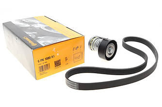 Комплект ременя генератора Audi A2/Seat Ibiza/Skoda Fabia/VW Golf/Polo 1.4/1.6/1.6FSI 97- 6PK1080K1 UA62