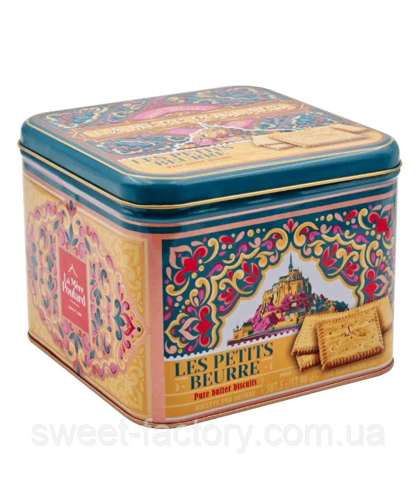Пісочне печиво Le Mont Saint Michel La Mere Poulard Les Petits Beurre 507g