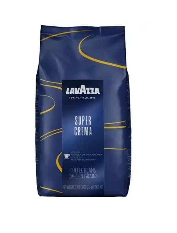 Кава в зернах lavazza SUPER CREMA 1КГ