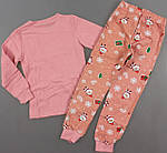 Піжама дитяча з начосом новорічна Setty Koop PJMGB139-персиковий [є:110], фото 2