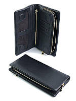 Женский кожаный кошелек D-6091 Black.Купить женский кожаный кошелек оптом и в розницу в Украине.