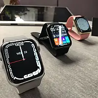 Женские Смарт-часы Apple Watch 7 Pro Max 45FULL с украинским языком, безрамочным экраном.Smart watch ProMAX.