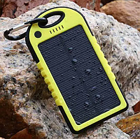 Power bank solar 30000 mah із сонячною панеллю вологозахищений портативний зарядний пристрій повер банк