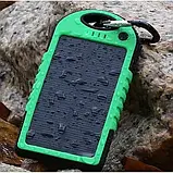 Power bank solar 30000 mah із сонячною панеллю вологозахищений портативний зарядний пристрій повер банк, фото 7