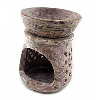 Аромалампа з мильного каменю 9х6, 5х6, 5 см. чаша для пахощі