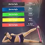 Фітнес-гумки Fitness rubber bands (коробка + чохол) (M-123) (WN-16), фото 4