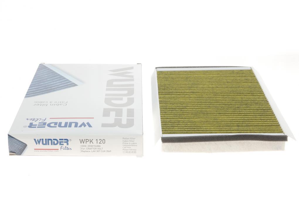 Фільтр салону MB Sprinter/VW Crafter 06- (вугільний) WUNDER FILTER WPK 120 UA62