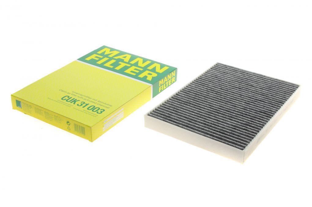 Фільтр салону Audi A4/ A5/ Q5/ Q7 2.0-3.0 TDI 15- (вугільний) MANN-FILTER CUK 31 003 UA62