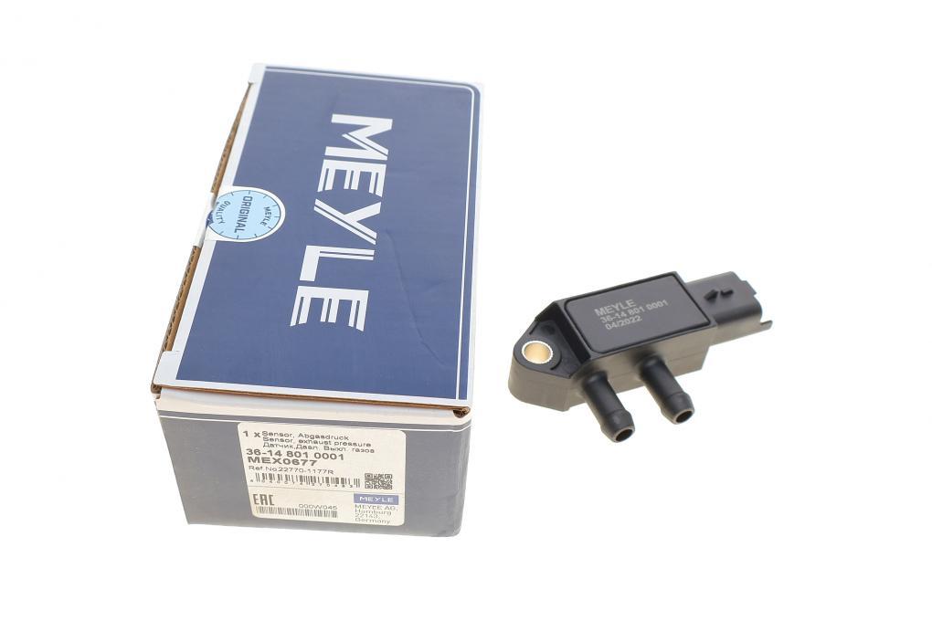 Датчик тиску вихлопних газів Dacia Logan/Duster 1.5dCi 12-/Renault Megane 1.5/1.6dCi 15- 36-14 801 0001 UA62, фото 1