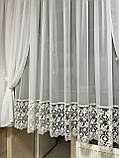 Тюль на кухню. Комплект кухонних штор. Фіранка для кухні. Тюль у кухню, фото 5
