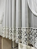 Тюль на кухню. Комплект кухонних штор. Фіранка для кухні. Тюль у кухню, фото 8