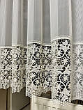 Тюль на кухню. Комплект кухонних штор. Фіранка для кухні. Тюль у кухню, фото 3