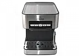 Кавомашина напівавтоматична Crownberg CB 1566 Espresso Coffee Maker 1000 Вт з капучинатором., фото 3