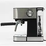 Кавомашина напівавтоматична Crownberg CB 1566 Espresso Coffee Maker 1000 Вт з капучинатором., фото 9