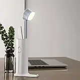 Настільна лампа з повербанком Desk lamp Mode Світлодіодний акумуляторний ліхтарик/LED світильник, фото 3