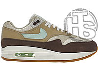 Женские кроссовки Nike Air Max 1 Brown Cream White ALL10032