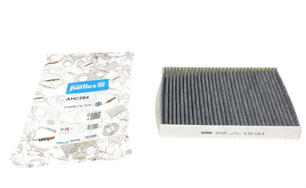 Фільтр салону Renault Scenic III 09-/Trafic III 14- (вугільний) PURFLUX AHC284 UA62, фото 1